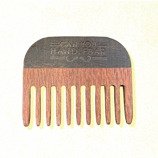 Can You Handlebar Handmade Wooden Beard Comb